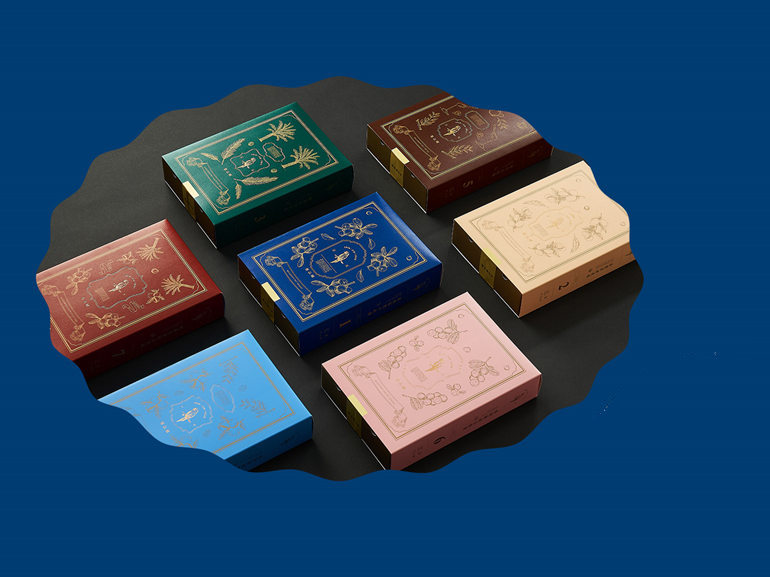 Дизайн упаковки пирожных с макадамией в поселке Синьпин, Тайвань